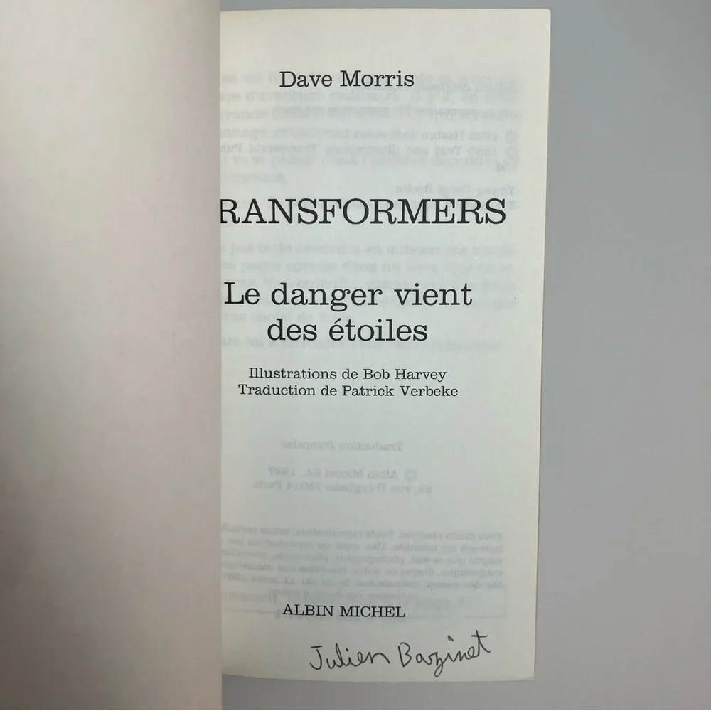 80s Vintage Transformers French Book Livre Jeu Vous êtes le héro 1980s Francais - Picture 4 of 7